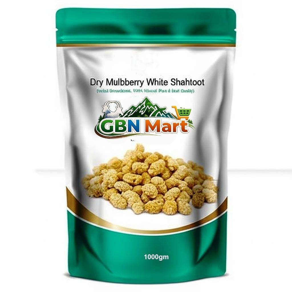 Premium Dry White Mulberry (Shahtoot) – Naturally Sun-Dried Healthy Snack